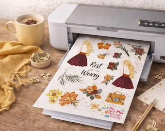 Autumn Bible Journaling Kit, Friendship Ephemera (Digital Download)