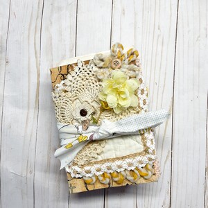 Handmade vintage junk journal, junk journal, creative journal, handmade paper, vintage ephemera, recycled paper, vintage books