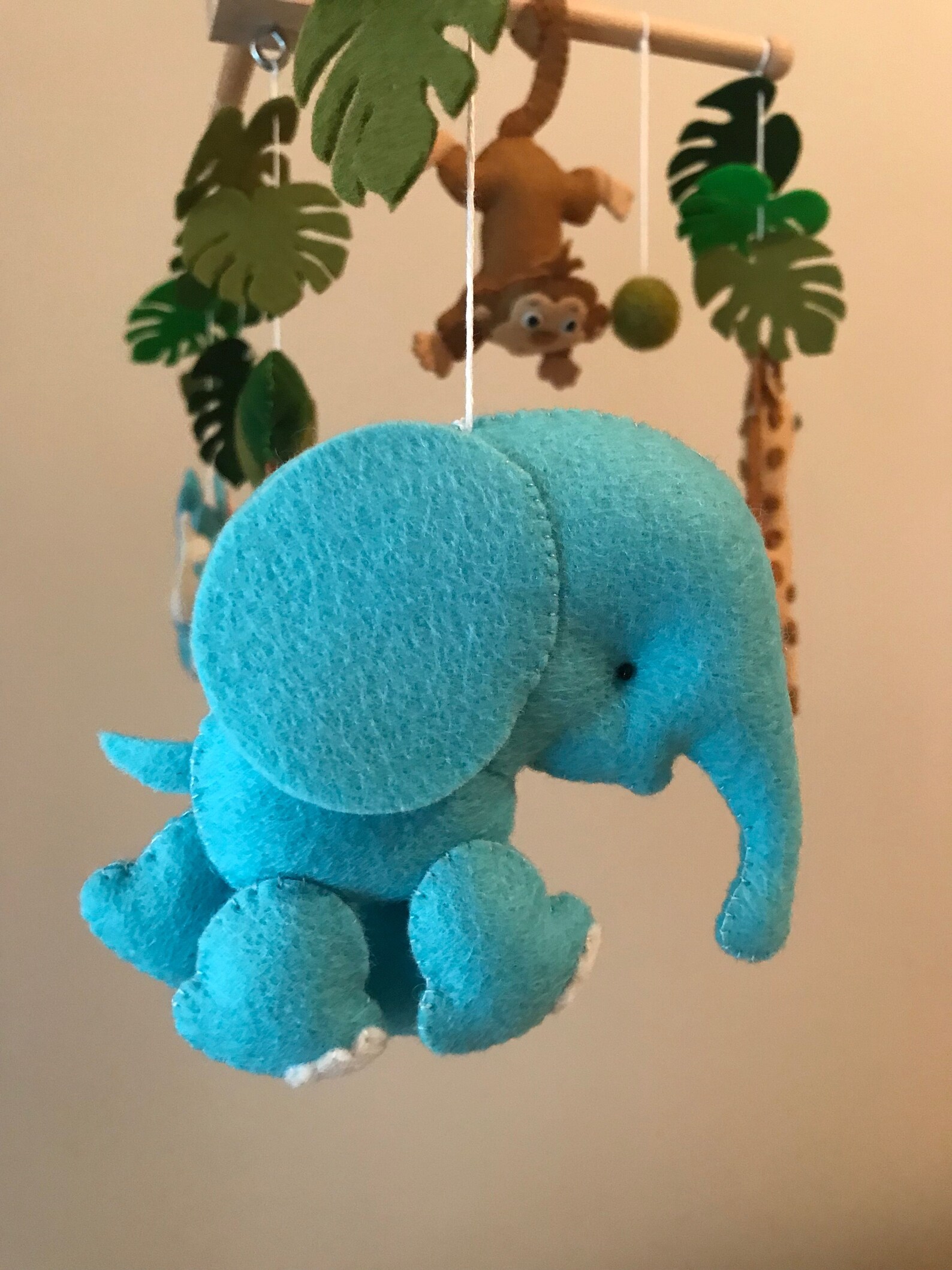 Safari Baby Mobile , Nursery Mobile , Crib Mobile Newborn , Safari