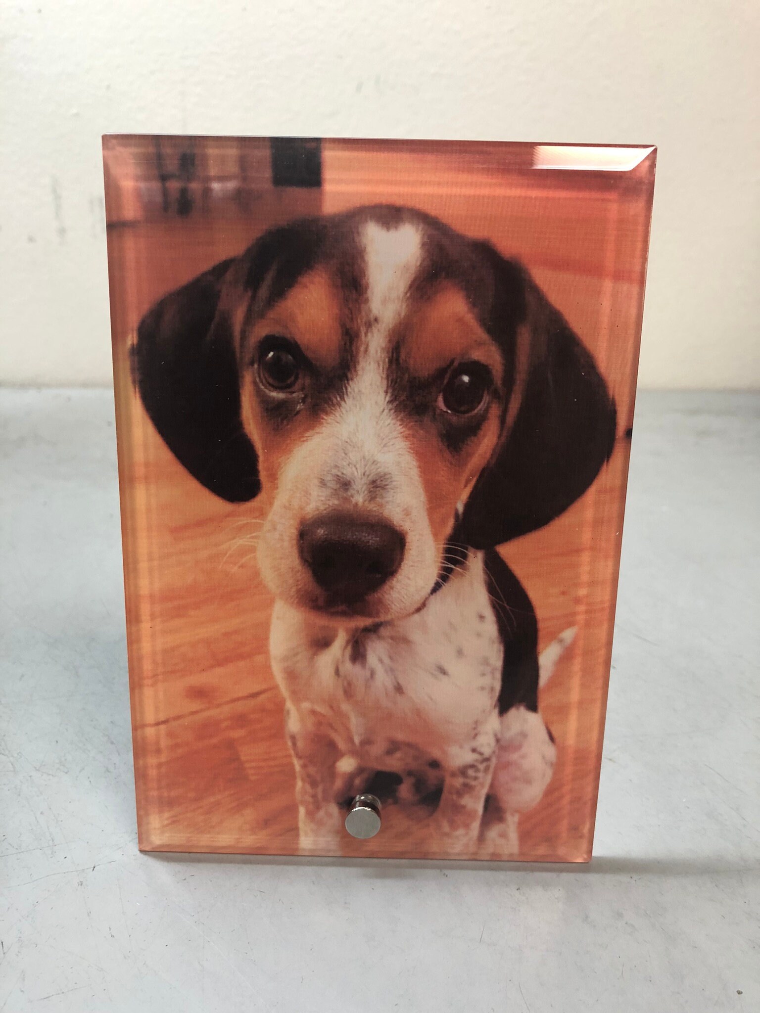 Frameless Glass Picture Frame Etsy