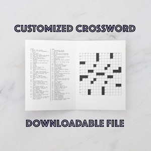 Custom Crossword (15x15)