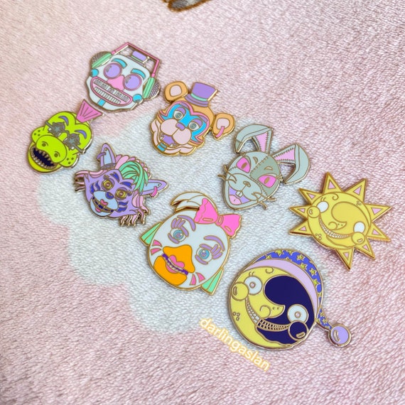 FNAF Enamel Pins // Kawaii Five Nights at Freddys Security Breach 