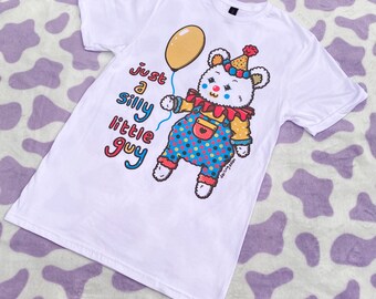 Silly Little Guy Clown T- Shirt  // Chip Clowncore Kidcore Kawaii