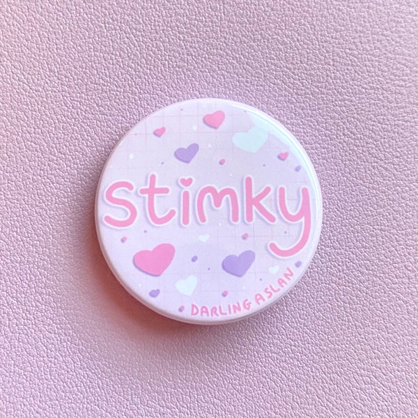 Stimky // Badge Button Pronoun Pins 38mm