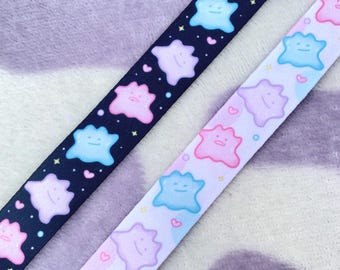 Ditto Pokémon Kawaii Lanyard // Kidcore Pastel