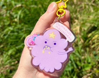 LSP Lumpy Space Princess Charm Keyring // Adventure Time