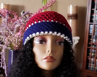 All American Red, White, Blue Hat/Beanie