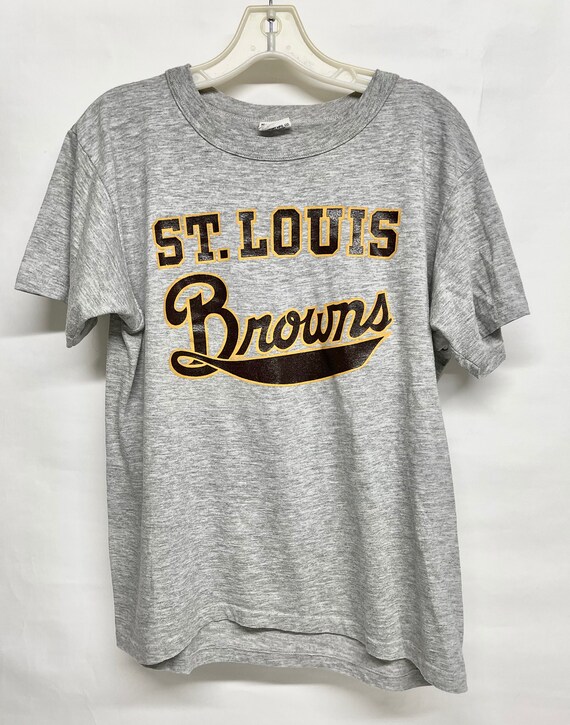 Vtg  St Louis Browns T shirt M - image 3