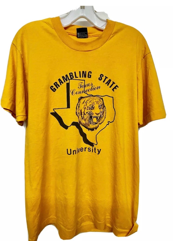 Vtg 80s Grambling Texas T shirt M