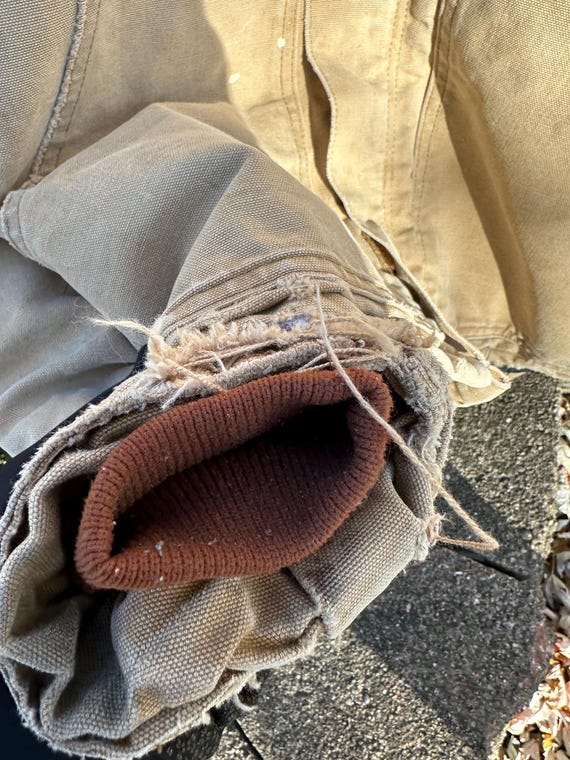 Vtg Carhartt JQ186 Distressed Artic Jacket 44 - image 7