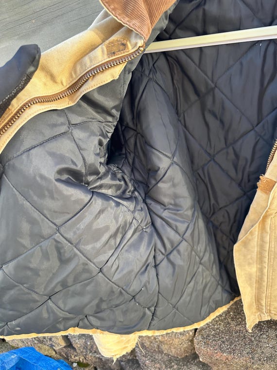 Vtg Carhartt JQ186 Distressed Artic Jacket 44 - image 10