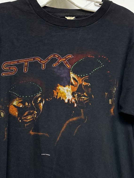Vtg Styx Kilroy 1983 t shirt S - image 5