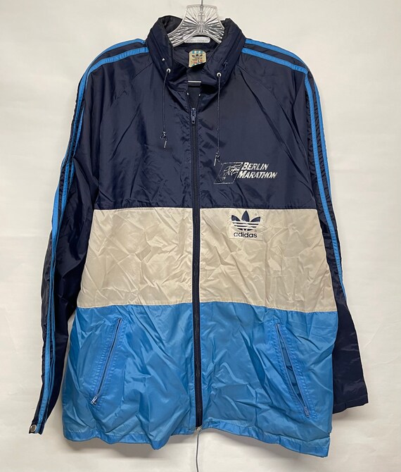 Vtg Adidas 1992 Berlin Marathon Windbreaker jacket L … - Gem