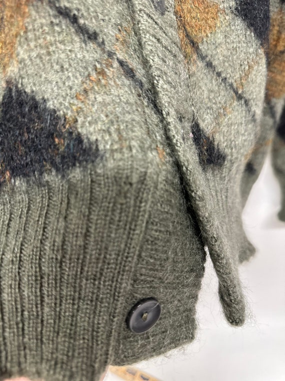 Vtg 50s Jantzen Wool Mohair Cardigan sweater M/L - image 8
