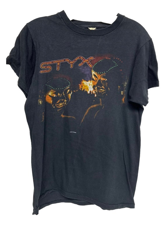 Vtg Styx Kilroy 1983 t shirt S - image 2