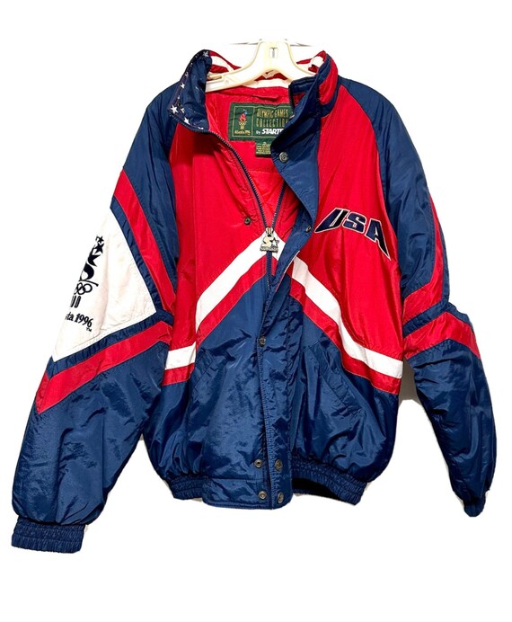 Vtg Starter USA Atlanta 1996 Olympics Jacket XL - image 1