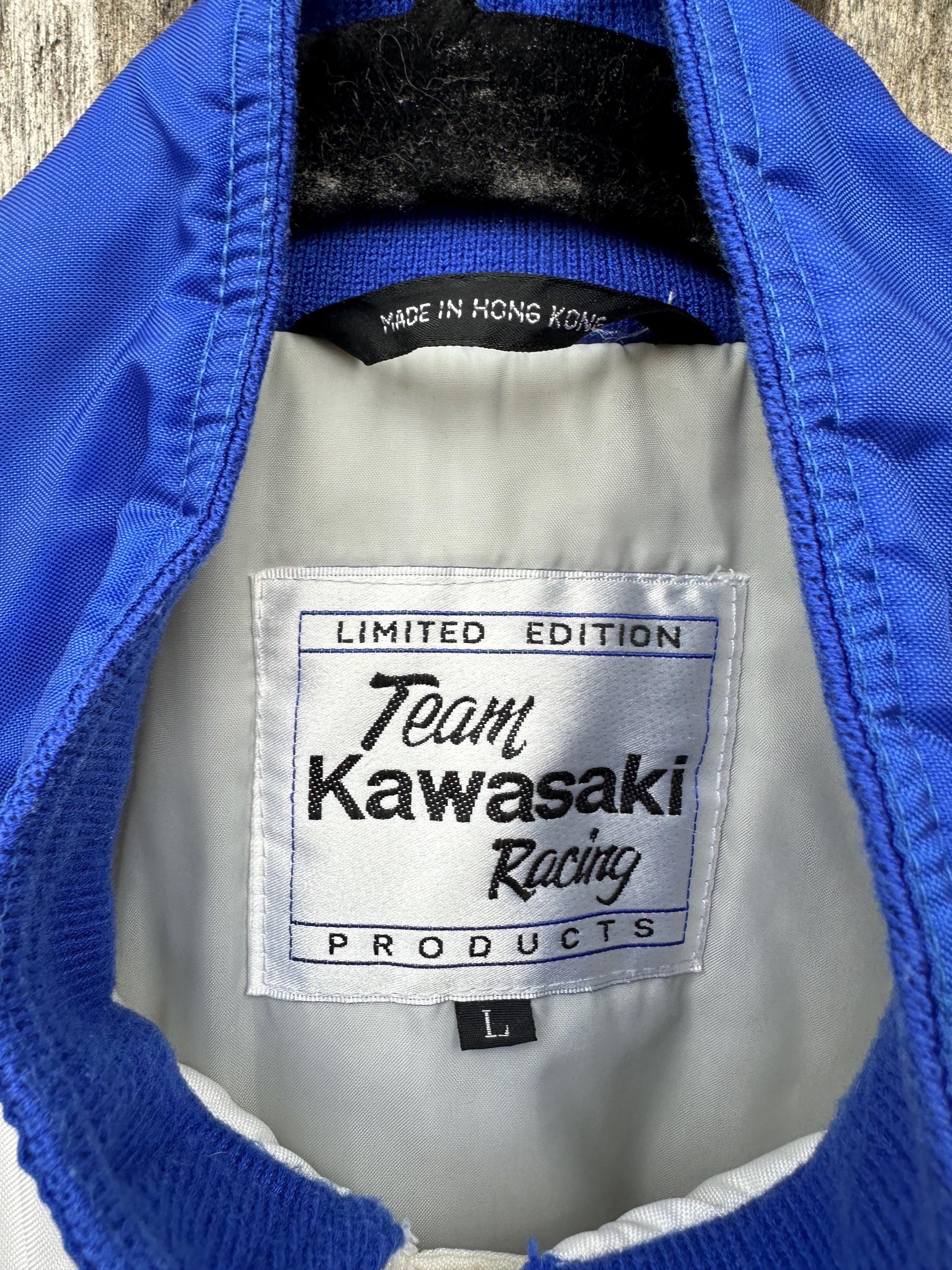 Vtg 90s Limited Edition Team Kawasaki Motocross Racing Jacket L - Etsy