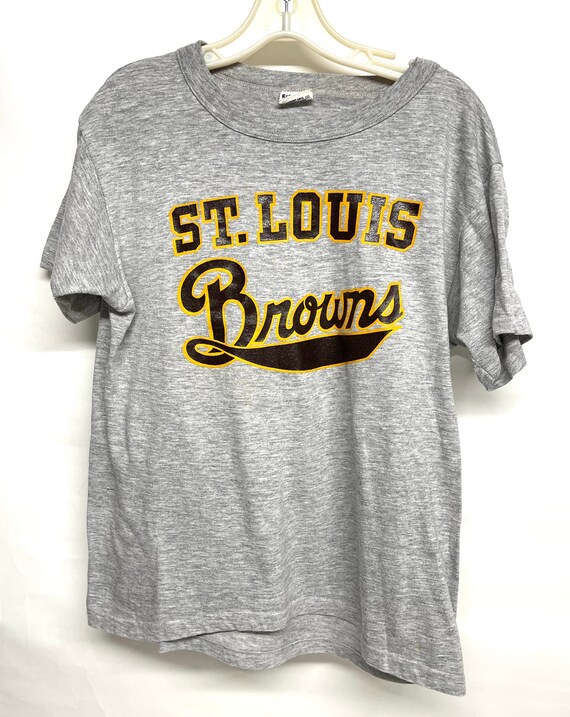 Vtg  St Louis Browns T shirt M - image 1