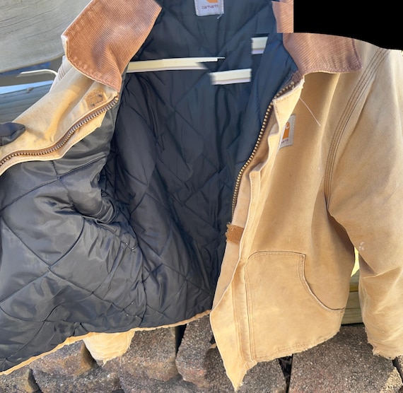 Vtg Carhartt JQ186 Distressed Artic Jacket 44 - image 6