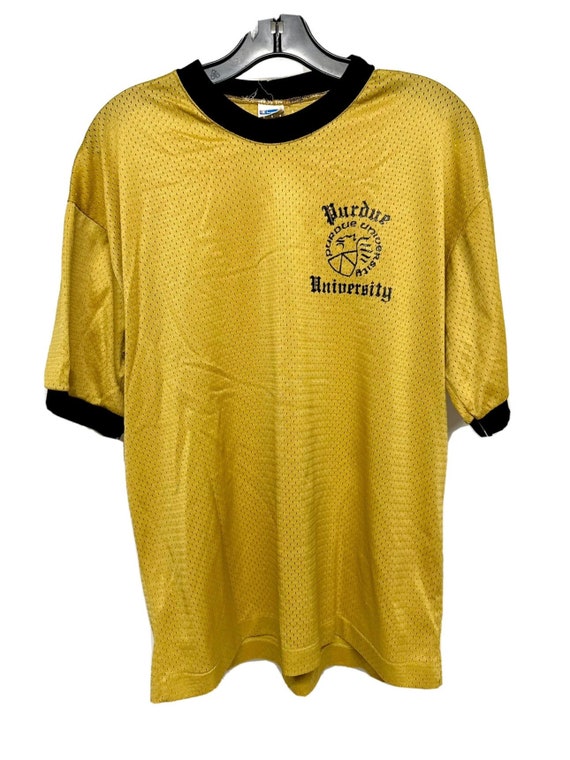 Vtg 70s Champion Purdue jersey shirt L - image 1