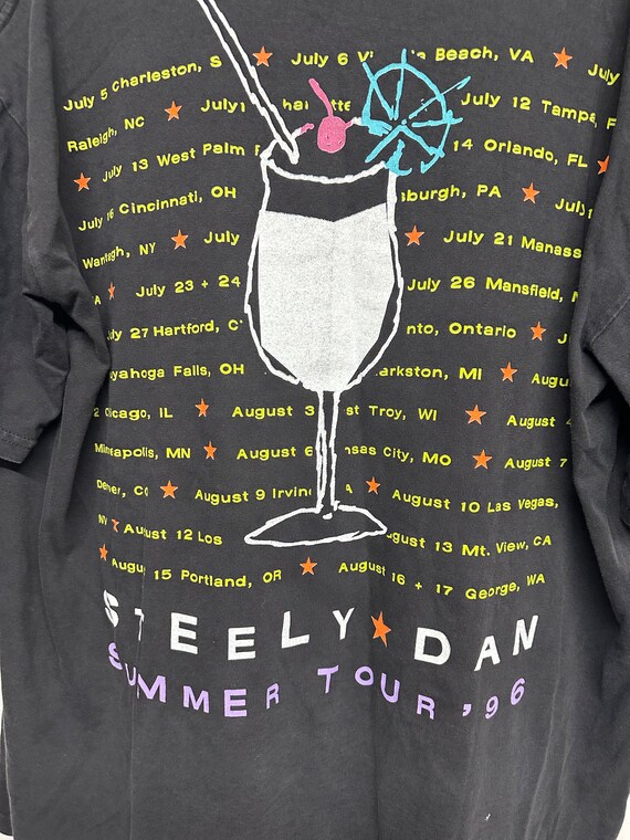 Vtg Steely Dan 1996 tour t shirt XL/2XL - image 6