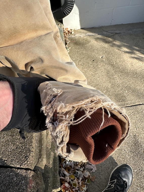 Vtg Carhartt JQ186 Distressed Artic Jacket 44 - image 8