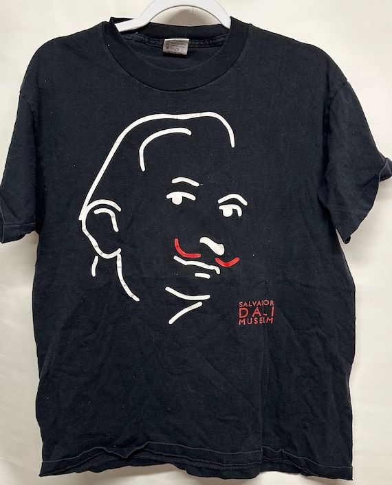 Vtg 90s Salvador Dali Museum T shirt M/L