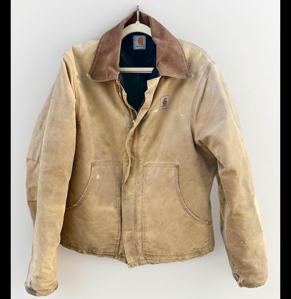 Vtg Carhartt JQ186 Distressed Artic Jacket 44 - image 1