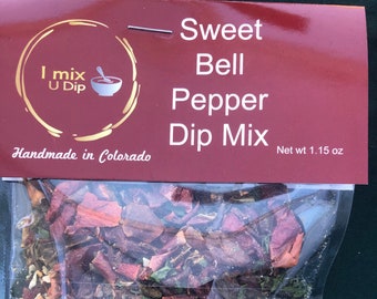 Sweet Bell Pepper Dip Mix