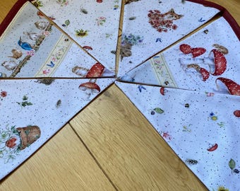 SOPHIE ALLPORT LIÈVRES BRUANT ENTIÈREMENT DOUBLÉ FAIT MAISON