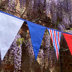 Union Jack Bunting: British Celebration Coronation Jubilee Street Party Decor, Polycotton Banner by Bluebell Bunting.