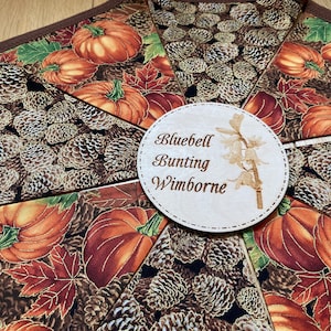 Pumpkin Pine Cone Bunting: Autumn Thanksgiving Home Decor