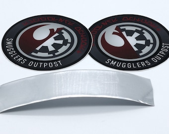 Adhesive Aluminum Strips - 1" width - adhesive metal strips for lightsabers or crystal chambers