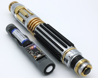 89 Sabers Mace Windu Removable Chassis STL FILE - print it yourself - digital download - supports all major soundboards