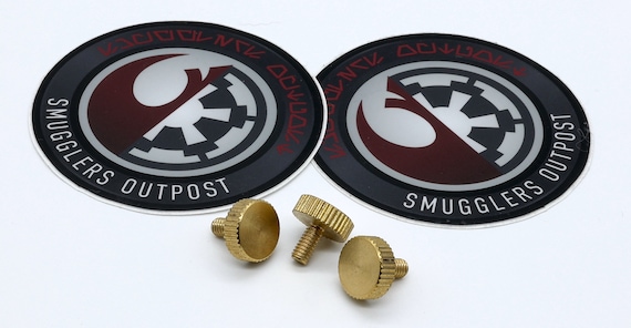 LGT/TXQ M4 Knurled Flat Head Brass Thumb Screw - singles and 3-packs available
