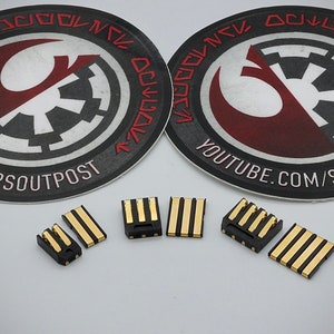 Spring Contact Connectors - available in 2, 3 or 4 pin - for wireless/removable components