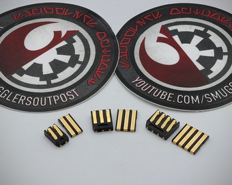 Spring Contact Connectors - available in 2, 3 or 4 pin - for wireless/removable components