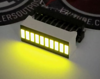 Gráfico De Barras LED De Segmento 10 - Amarillo - Electrónicos