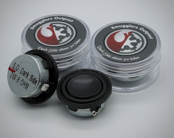 S.O. 28 mm Dark Side 3W+ 8OHM Extra-Bass-Lautsprecher