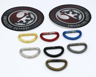 D-Ring Spare Replacements (no clamp or hardware) - various colors available