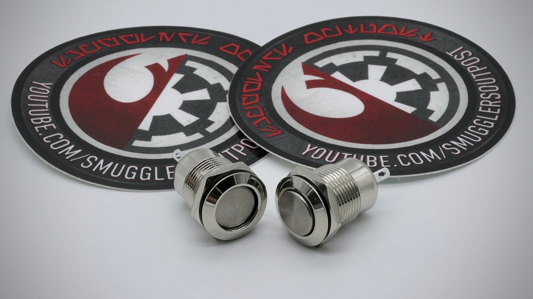 12mm Latching Switch (AV SILVER On/off Locking Push Button Switch for ...