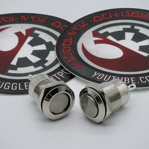 12 mm Kippschalter (AV SILVER Ein- / Ausschalter für Kunstlichtschwert)