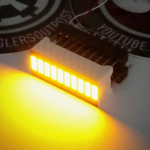 10-LED Segment Bar Graph - Yellow