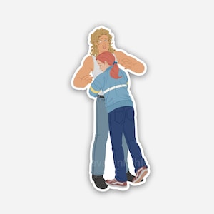 Billy en Max - 4" glanzend vinyl sticker