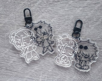 Satosugu Black and white Keychain