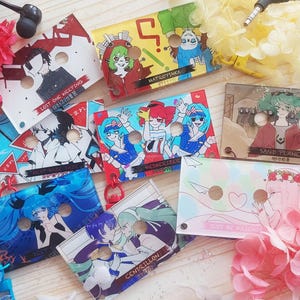 Virtual singers Vocaloid songs casette tape Keychain, Deep sea girl, lost one weeping,sand planet,jbf,heathaze, mesmerizer,matryoshka & more