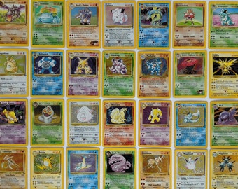GUARANTEED Vintage Holo and 1st Editions! Pokemon QUALITY 15 Card Lot