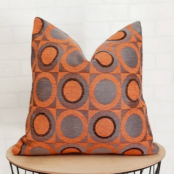 Orange Pillows Etsy