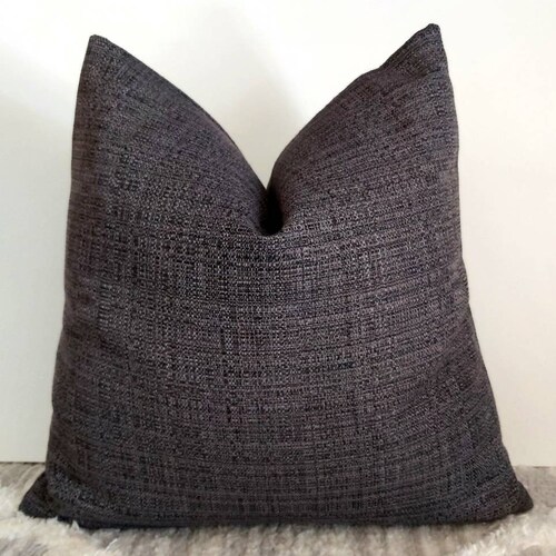 Gray Textured Pillow Cover Gray Textured Euro Sham Cover Etsy