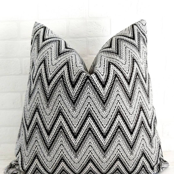 Zig Zag Pillow Etsy
